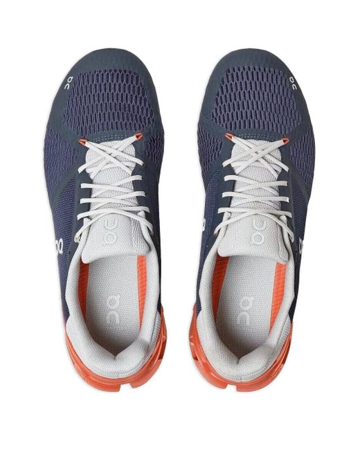 On Shoes Blue Cloudflyer "Midnight Rust" Sneakers for men