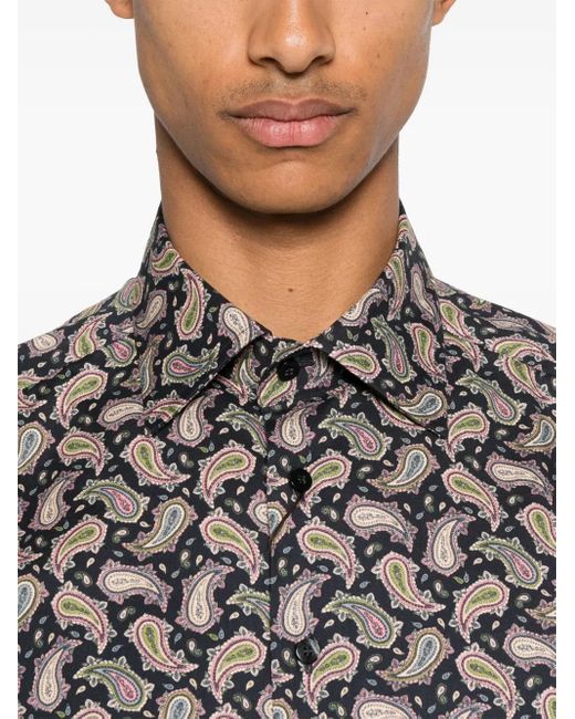 Etro Gray Roma Shirt Clothing for men