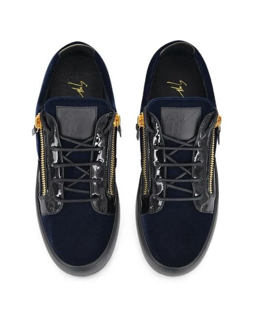 Giuseppe Zanotti Blue Frankie Sneakers for men
