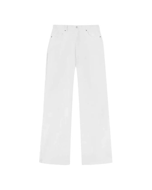 RETORI White Gabardine Five-Pocket Trousers