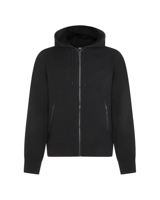 Mackage Black Hoodie À Fermeture Zippée for men
