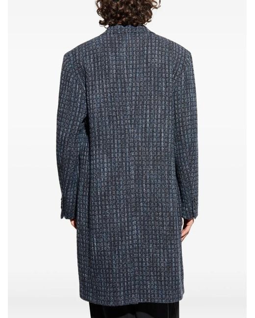 Abrigo Texturizado Etro de hombre de color Blue