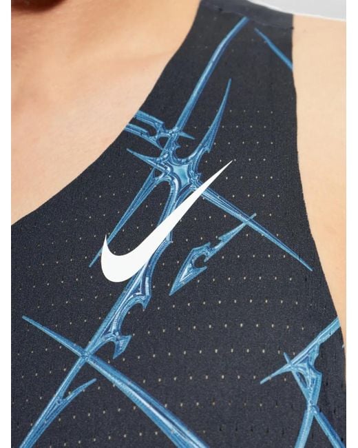 Nike Blue Dri-Fit Adv Sleeveless Tank Top for men