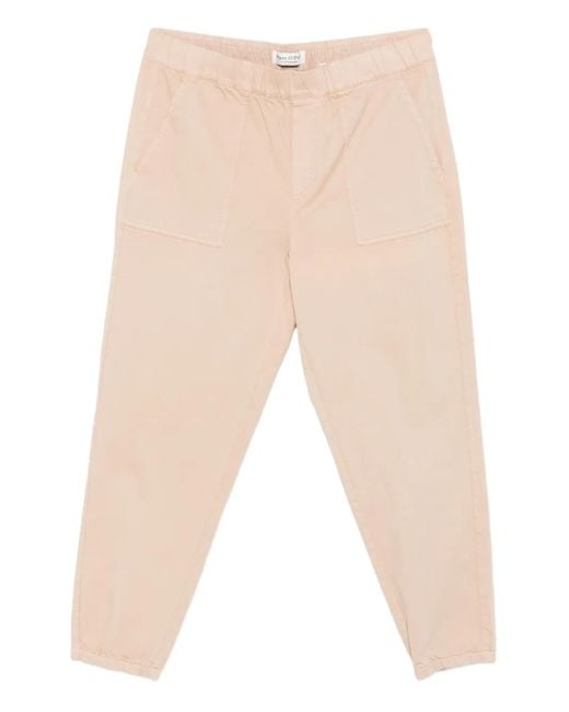 Marc O' Polo Natural Elastic-Waist Patch-Pocket Trousers