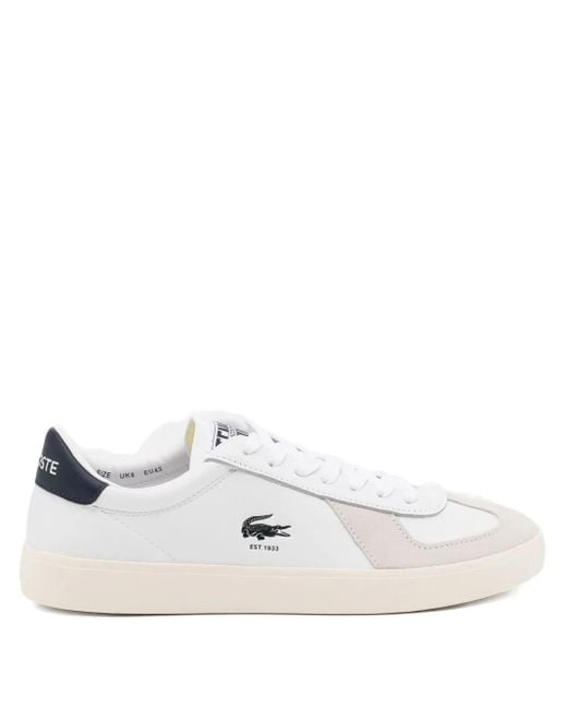 Lacoste White Baseshot Pro Sneakers for men