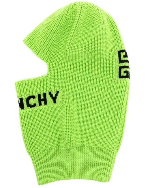 Pasamontañas de punto de intarsia Givenchy de hombre de color Verde | Lyst
