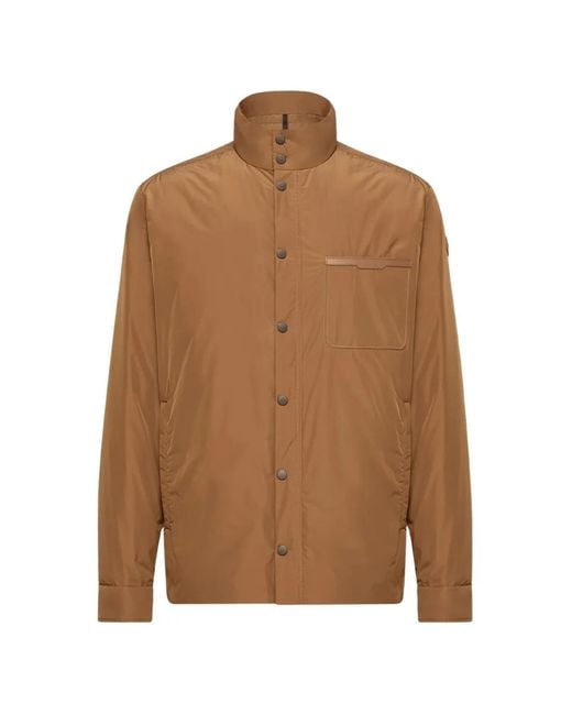 Moncler Brown Yndale Button-Up Jacket for men