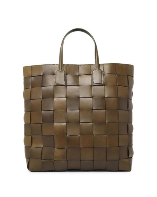 Borsa Tote Pino di Dragon Diffusion in Brown