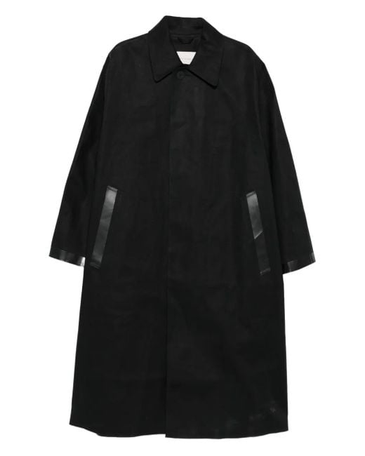 Studio Nicholson Black X Macintosh Panelled Coat for men