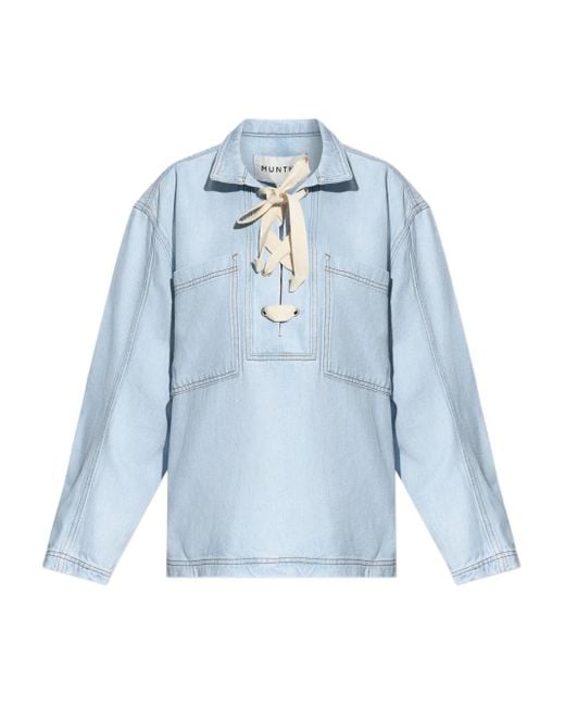 Camicia Fuxalima di Munthe in Blue