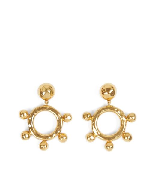 Patou デコラティブ ピアス Metallic