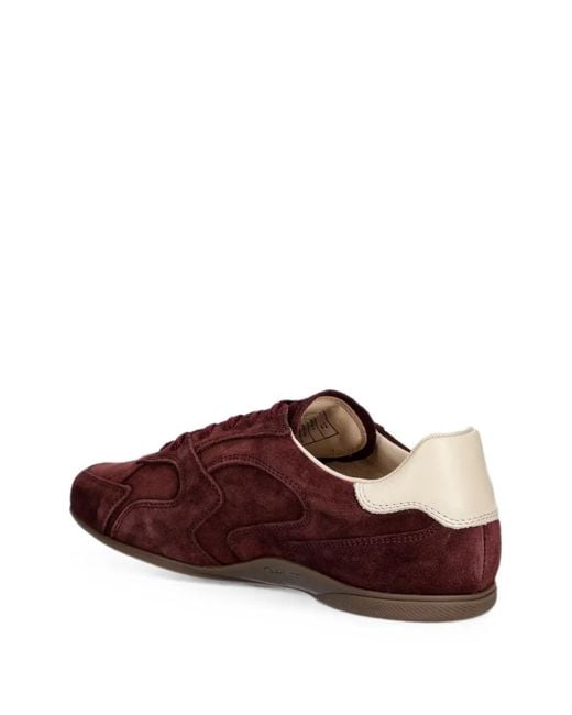 Gant Brown Suede Panelled Sneakers