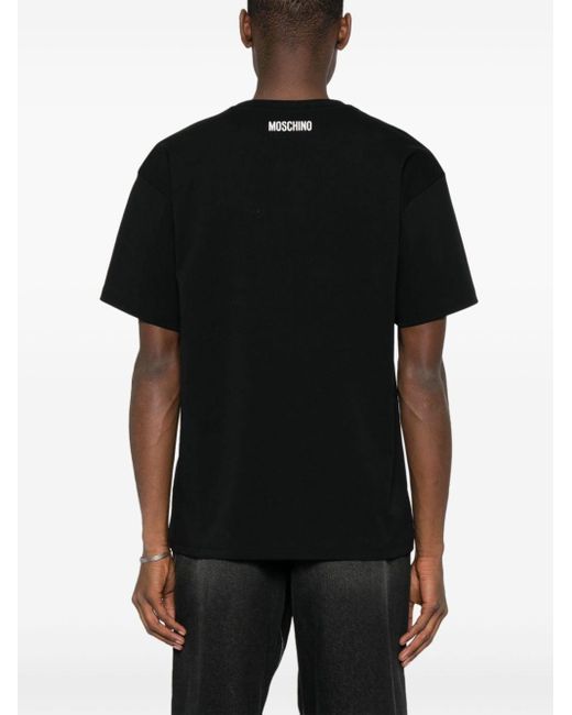 Moschino T-Shirt mit rundem Ausschnitt in Black für Herren