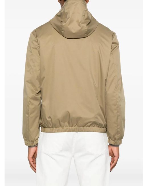 Canali Natural Zip-Fastening Jacket for men
