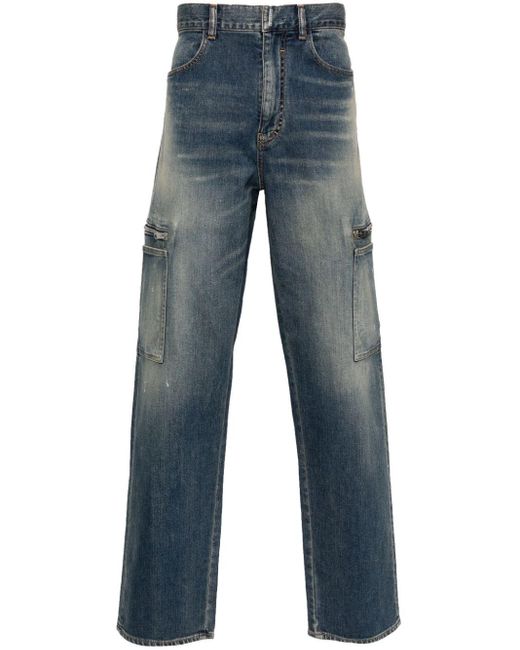 Jean droit à poches cargo Givenchy pour homme en coloris Blue