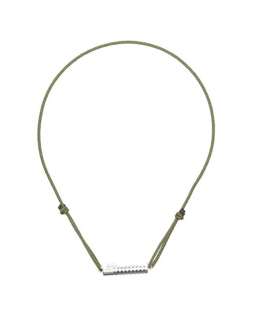 Le Gramme Metallic Bracelet À Design Tressé for men