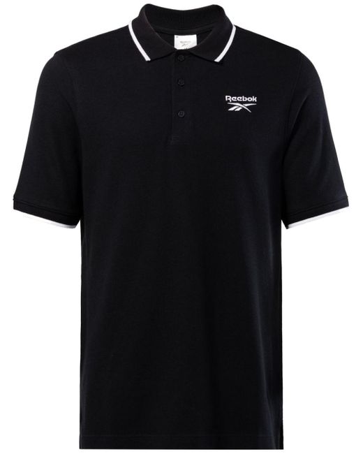 Reebok polo deals shirts mens black