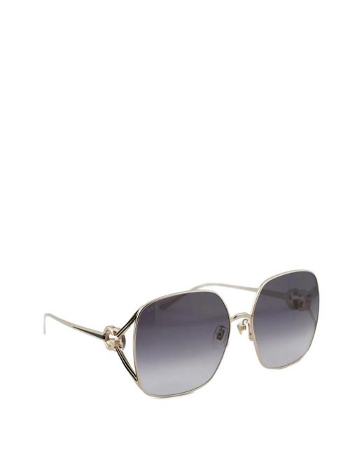 Gucci Gray Interlocking-G Sunglasses