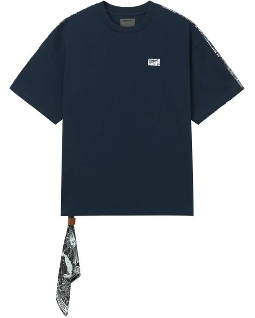 メンズ Musium Div. コットン Tシャツ Blue