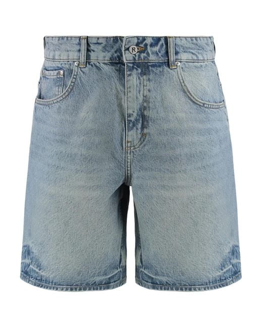 Represent Denim Shorts in het Blue voor heren