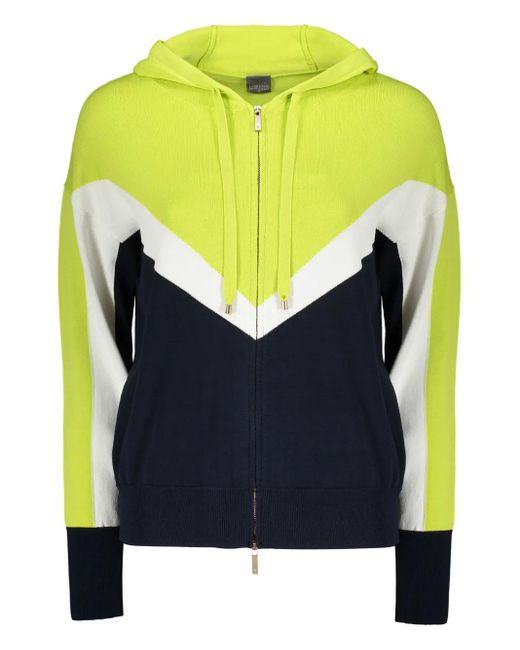Lorena Antoniazzi Blue Knitted Hoodie