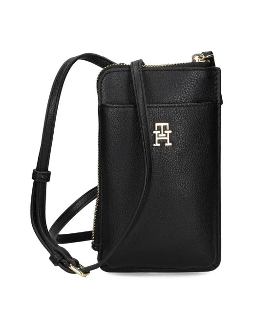 Tommy Hilfiger Pochette Pour Smartphone Zippée À Plaque Logo in