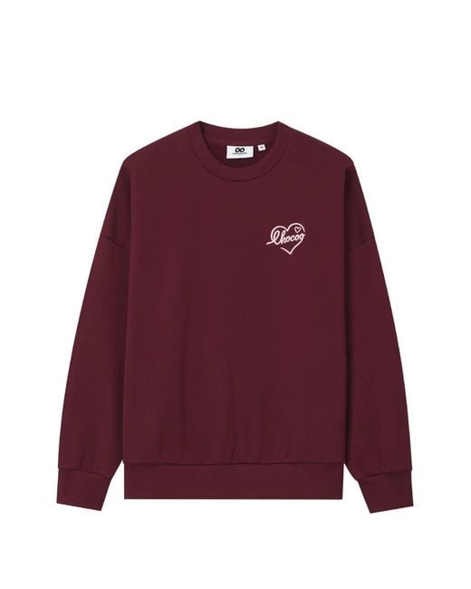 Chocoolate Purple Graphic-Print Sweatshirt
