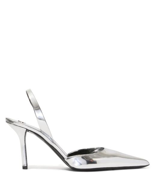 Proenza Schouler White Slash Slingback-Pumps