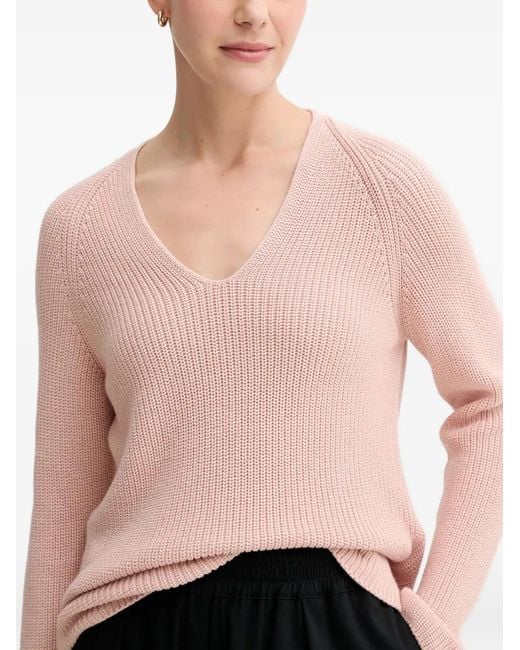Marc O' Polo Black V-Neck Sweater