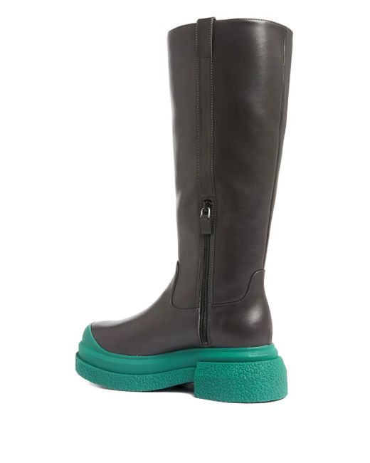 Stuart Weitzman Green 60Mm Charli Sportlift Knee-High Boots