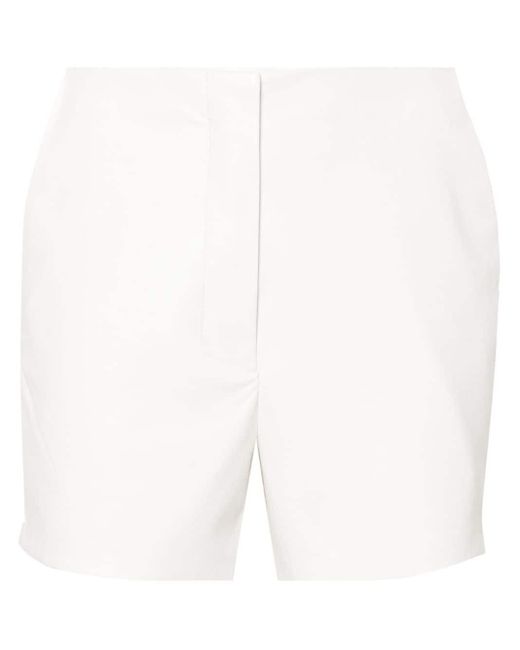 Nanushka White Elza Shorts