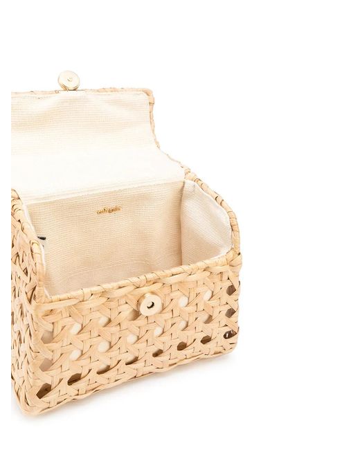 Cult Gaia Natural Sybil Crossbody Bag