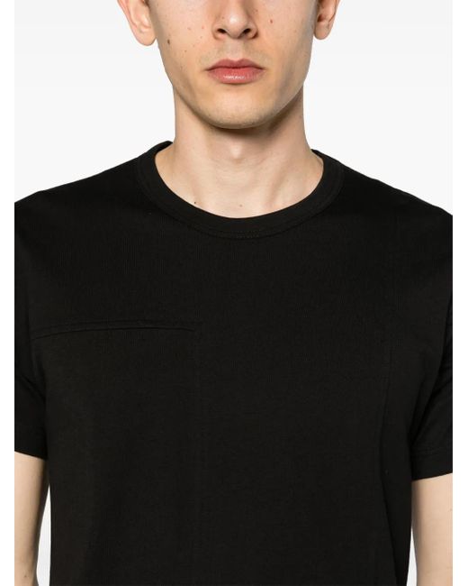 Comme des Garçons Black Crew-Neck Cotton T-Shirt for men