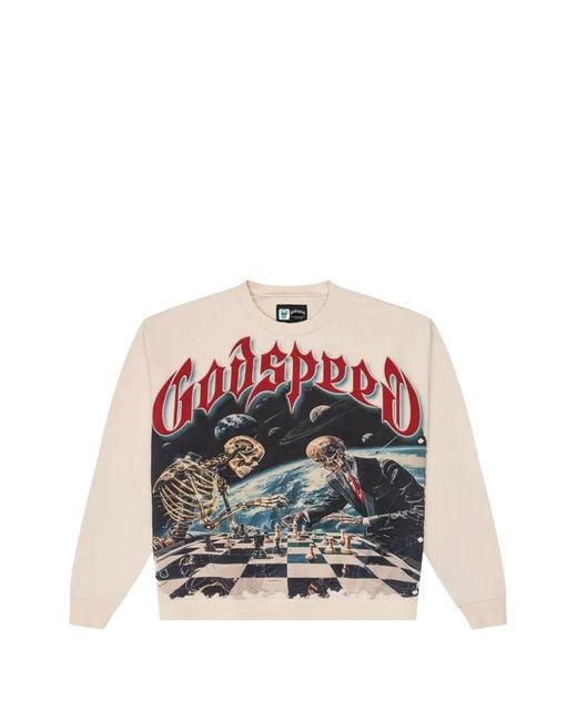 Godspeed Pink Graphic Sweatshirt for men