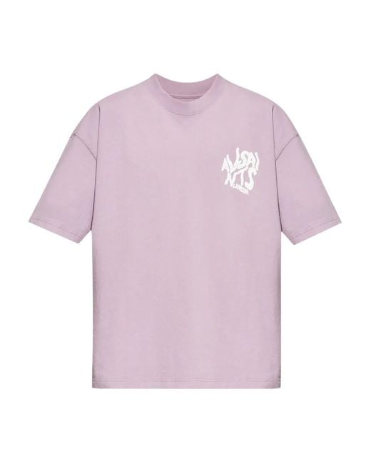 AllSaints Pink Orlando T-Shirt for men