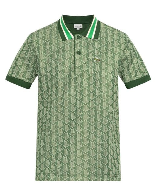 Lacoste Green Polo Shirt for men