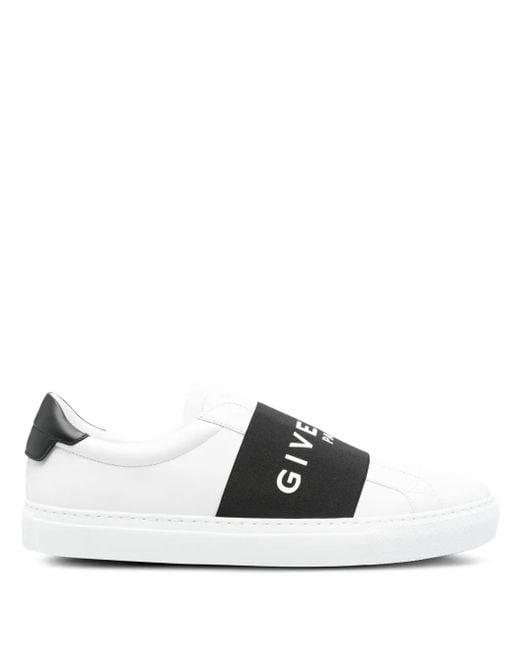Sneakers Urban Street en cuir à bande élastique Givenchy pour homme en coloris White