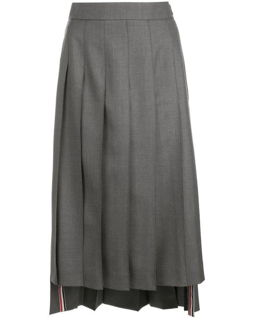 Thom Browne Gray Below Knee Dropped Back