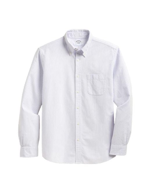 Brooks Brothers White Button-Down Oxford Shirt for men