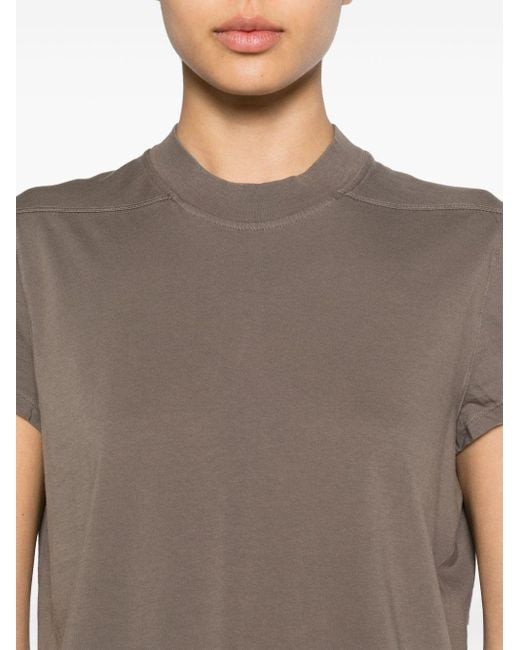 Rick Owens Gray Small Level Cotton T-shirt