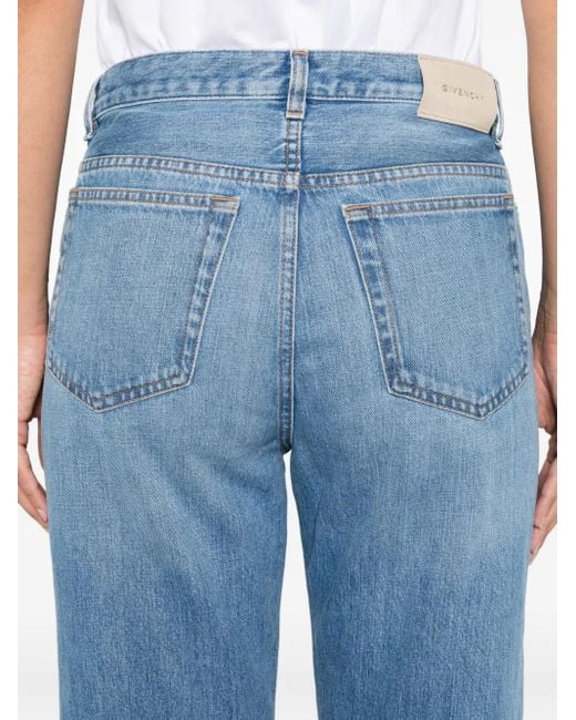 Jean À Patch Logo Givenchy en coloris Blue