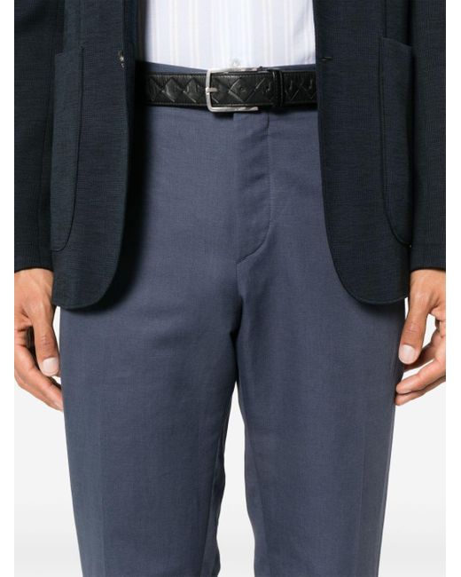 Pantalones Pienza ajustados Brioni de hombre de color Blue
