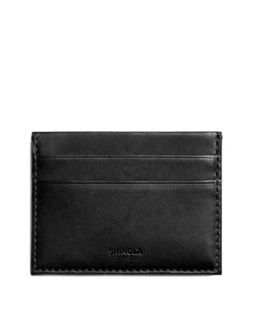 Shinola Black Five-Pocket Cardholder for men