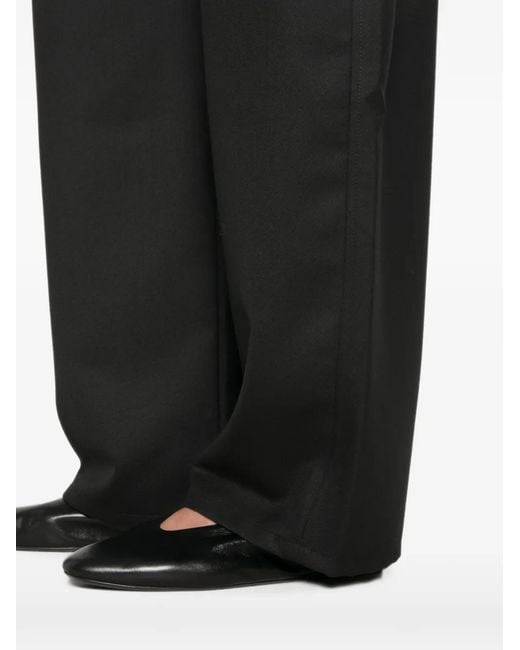 Séfr Black Soline Wide-Leg Trousers