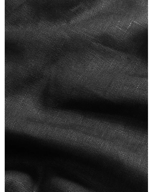 Darted linen shorts NN07 de hombre de color Gray