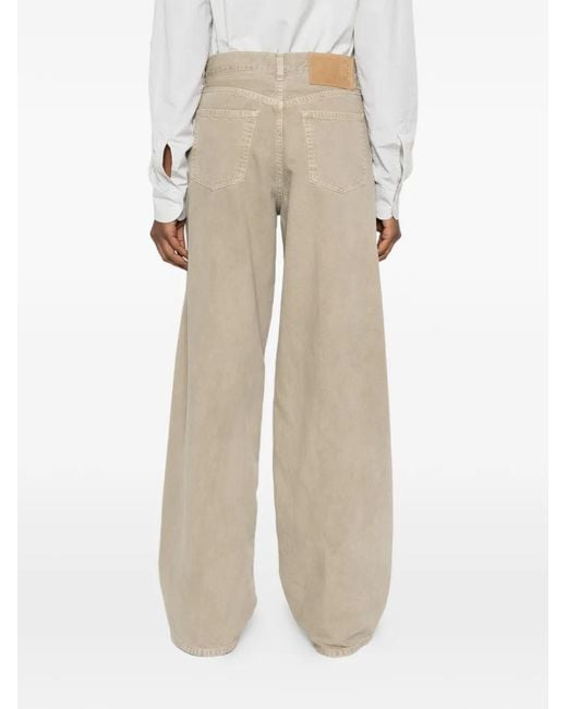 Haikure White Five-Pocket Jeans