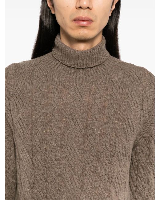 Tagliatore Brown Zermat Sweater for men