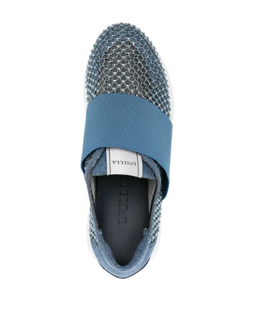 Le Silla Blue Gilda Chunky Sneakers