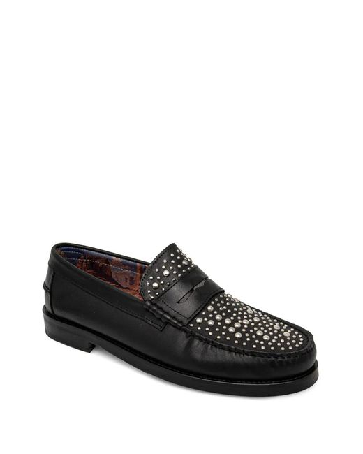 Naked Wolfe Black Dan Loafers for men