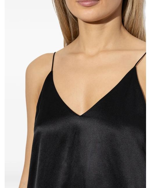 Lisa Yang Black V-Neck Camisole Top